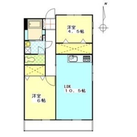 東別院駅 徒歩15分 4階の物件間取画像